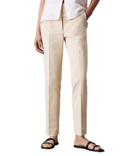 CALVIN KLEIN CK High-waisted straight-leg chinos - Women's Pants