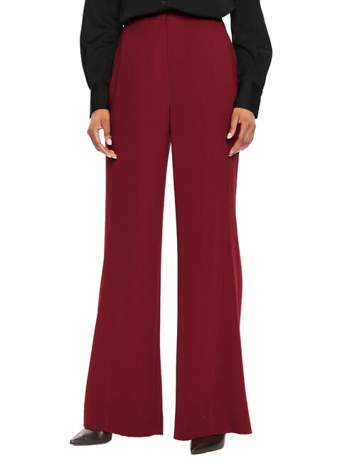 CALVIN KLEIN CK Soft palazzo trousers biking red - Women's Pants