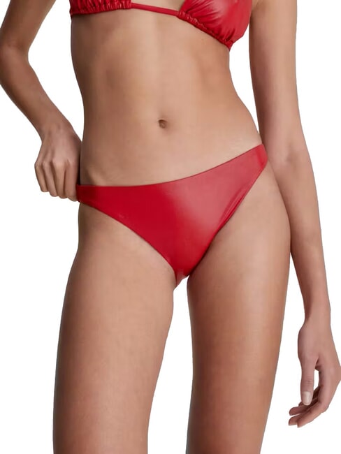CALVIN KLEIN CK Bikini slip costume orchard red - Women's swimwear