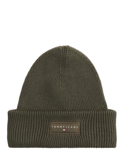 TOMMY HILFIGER TJM LINEAR LOGO Cotton hat fatigue green - Hats