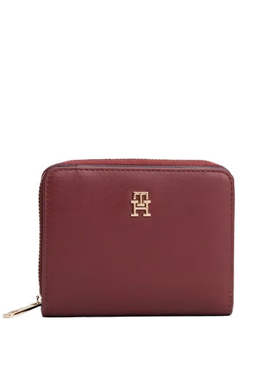 TOMMY HILFIGER TH ICON Small Wallet deep rouge - Women’s Wallets
