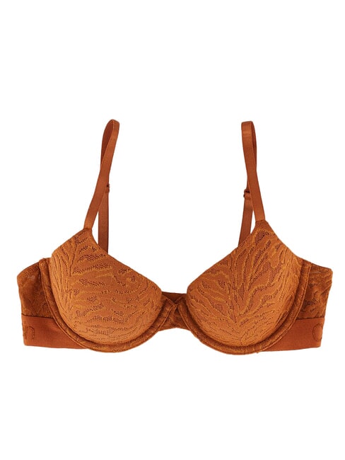 CALVIN KLEIN CK Preformed cup bra ginger bread - Women's Underwear