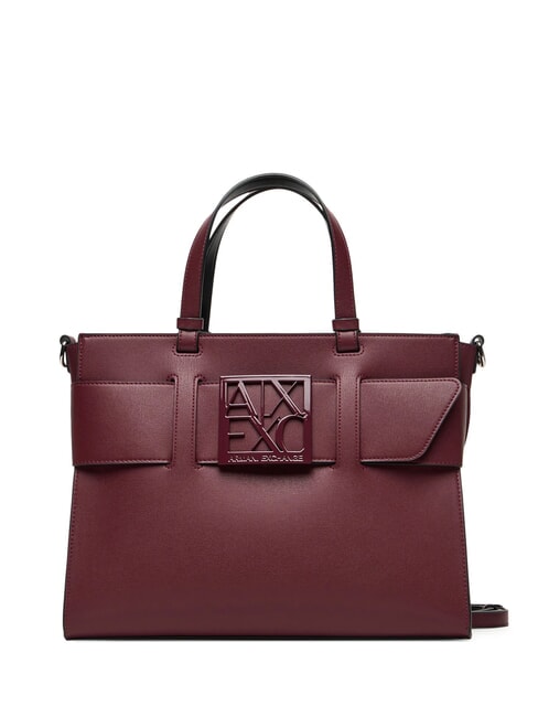 ARMANI EXCHANGE A|X BUCKLE Hand shopper, with shoulder strap groove - Women’s Bags