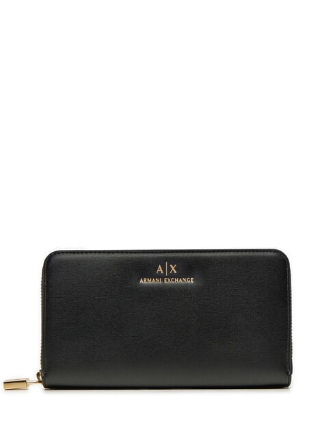 ARMANI EXCHANGE A|X  Zip-around wallet black - Women’s Wallets