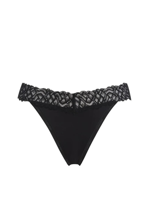 CALVIN KLEIN CK Microfiber briefs with lace black - Women's briefs
