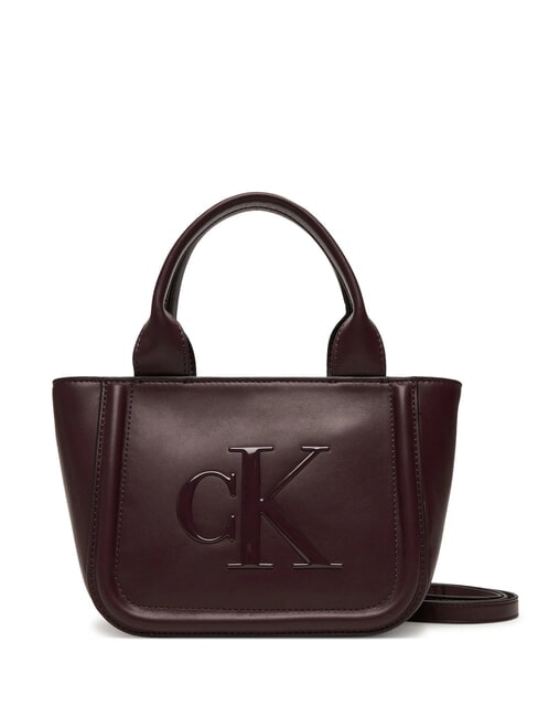 CALVIN KLEIN BOLD MONOGRAM Mini handbag with shoulder strap fudge - Women’s Bags