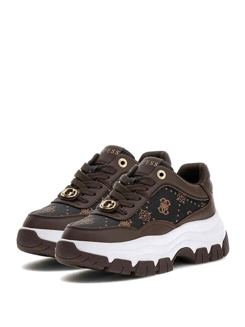 GUESS BERRETT2 Chunky sneakers brown - Women’s shoes