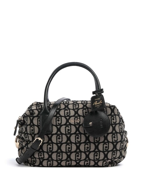 LIUJO AMELIE Monogram logo trunk bag tobacco - Women’s Bags
