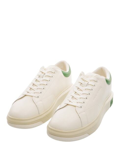 ARMANI EXCHANGE ACTION Leather sneakers off white + formal garden - Men’s shoes