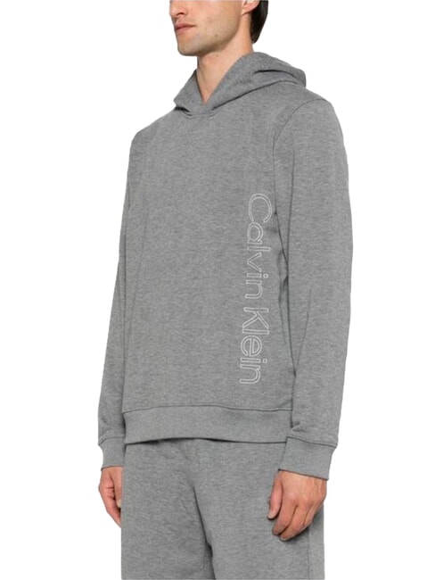 CALVIN KLEIN CK PERFORMANCE Hoodie with logo medium gray heather - Sweatshirts