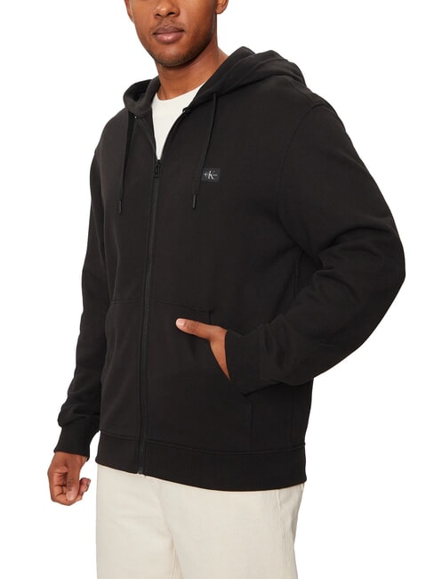 CALVIN KLEIN CK JEANS Full-zip hoodie ck black - Sweatshirts