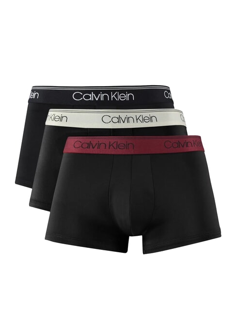 CALVIN KLEIN CK 3 boxers b- black, syrah, cocoon wbs - Men's briefs