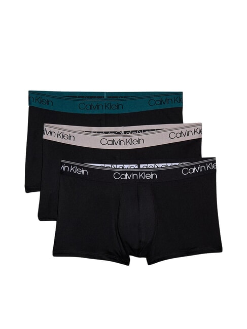 CALVIN KLEIN CK 3 boxers b- black, ash, Mediterranean wbs - Men's briefs