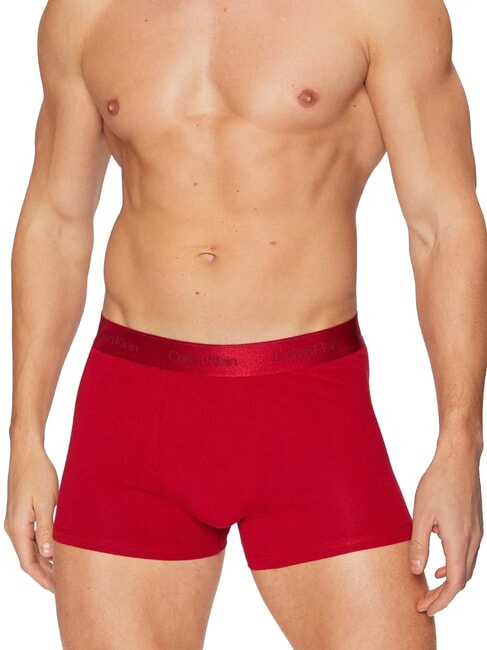 CALVIN KLEIN CK Boxers with contrasting elastic Juneberry - Men's briefs