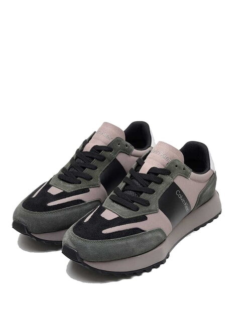 CALVIN KLEIN CK Sneakers dark olive/black/cinder - Men’s shoes