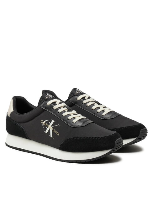 CALVIN KLEIN CK JEANS Running sneakers black/eggshell/white - Men’s shoes