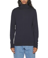 CALVIN KLEIN CK Slim-fit wool turtleneck sweater night sky - Men's Sweaters - 1