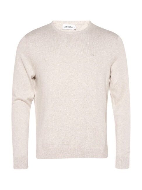 CALVIN KLEIN CK Cotton crew neck sweater London Fog - Men's Sweaters