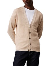 CALVIN KLEIN CK Cardigan sweater with buttons - Men's Sweaters