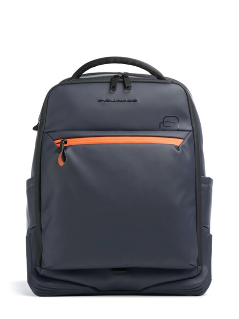 PIQUADRO CORNER SPECIALE GOMMATO  15.6" laptop backpack blue - Laptop backpacks