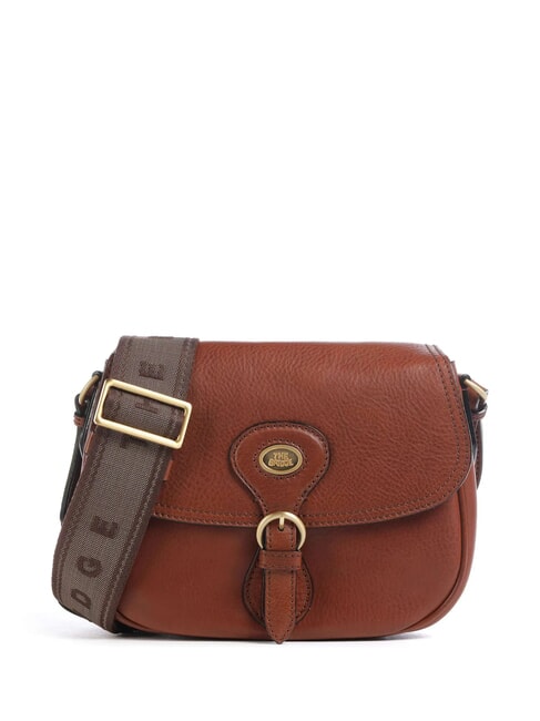 THE BRIDGE ISADORA Mini shoulder bag, in leather BROWN - Women’s Bags