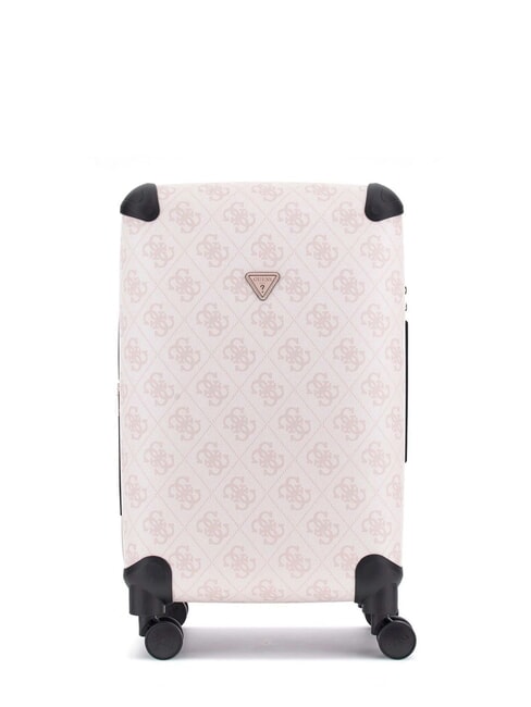 GUESS BERTA 22 Medium trolley rose water logo - Rigid Trolley Cases