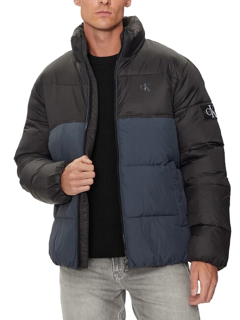 CALVIN KLEIN CK JEANS Logo patch down jacket ink - Men's down jackets