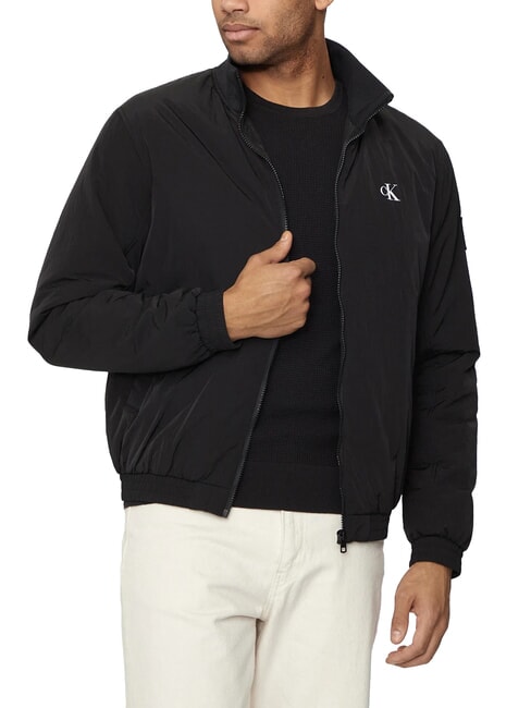 CALVIN KLEIN CK JEANS Medium weight bomber jacket ck black - Men's Jackets