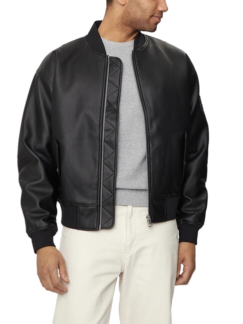 CALVIN KLEIN CK JEANS Relaxed fit bomber jacket ck black - Men's Jackets