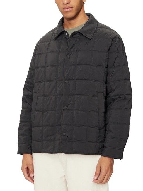 CALVIN KLEIN CK JEANS Medium weight quilted collar jacket ck black - Men's Jackets