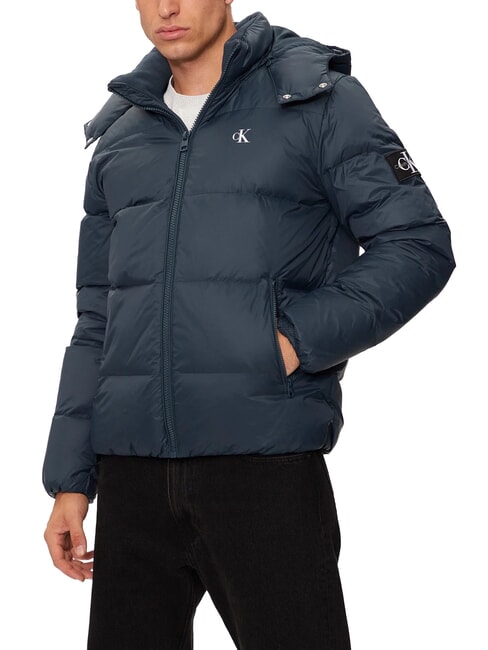 CALVIN KLEIN CK JEANS Down jacket with hood ink - Men's down jackets
