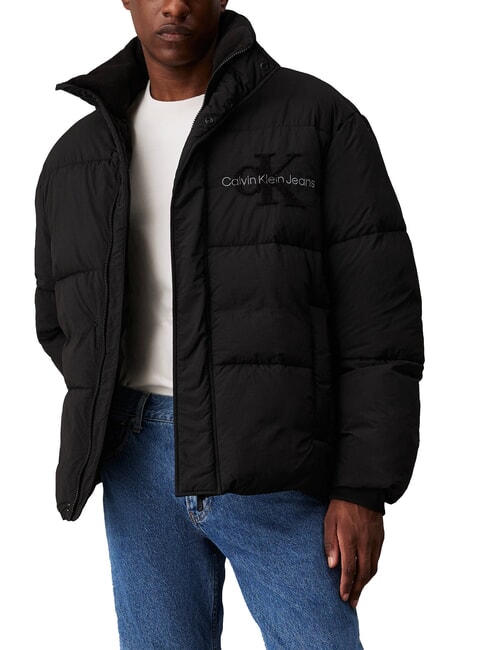 CALVIN KLEIN CK JEANS Padded jacket with sherpa logo ck black - Men's down jackets