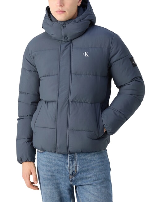 CALVIN KLEIN CK JEANS Padded jacket with hood ink - Men's down jackets