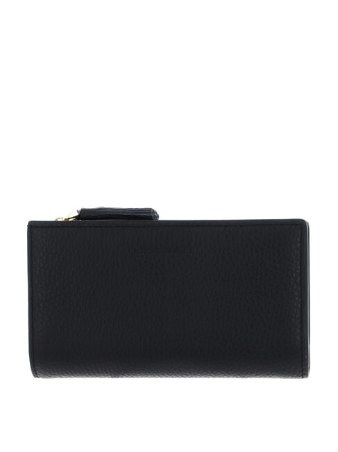 COCCINELLE TASSEL Hammered leather wallet Black - Women’s Wallets