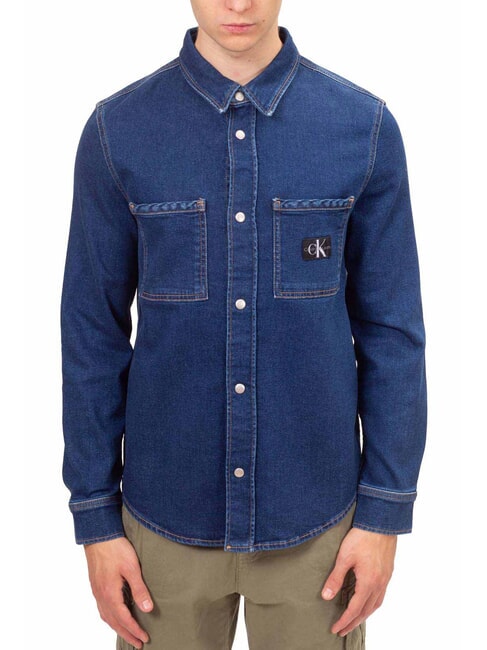 CALVIN KLEIN CK JEANS Regular fit long sleeve denim shirt dark denim - Men's Shirts