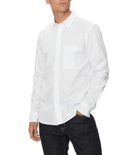 CALVIN KLEIN CK JEANS Slim fit cotton long-sleeved shirt - Men's Shirts