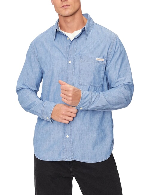 CALVIN KLEIN CK JEANS Long-sleeved denim shirt denim - Men's Shirts