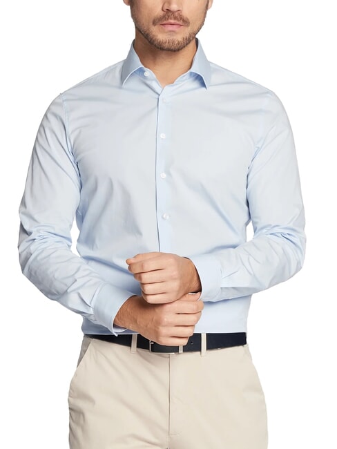 CALVIN KLEIN CK Stretch shirt, regular fit calm blue - Men's Shirts