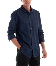 CALVIN KLEIN CK Regular fit denim shirt dark denim - Men's Shirts - 1