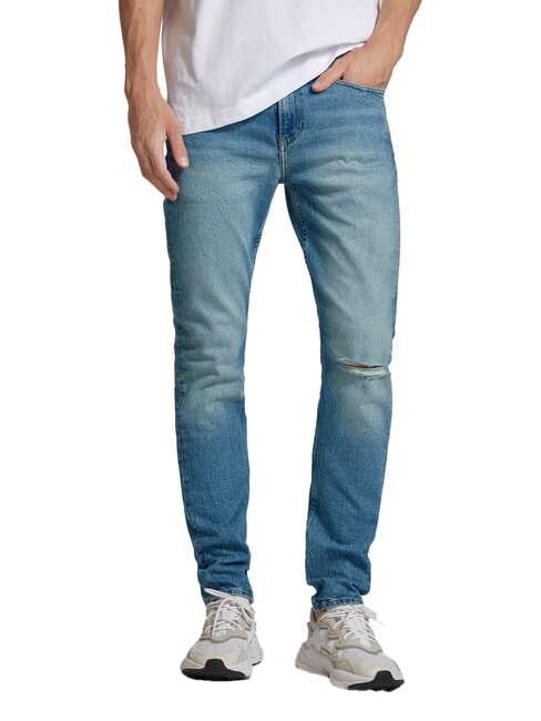 CALVIN KLEIN CK JEANS Slim fit jeans with rips denim - Jeans