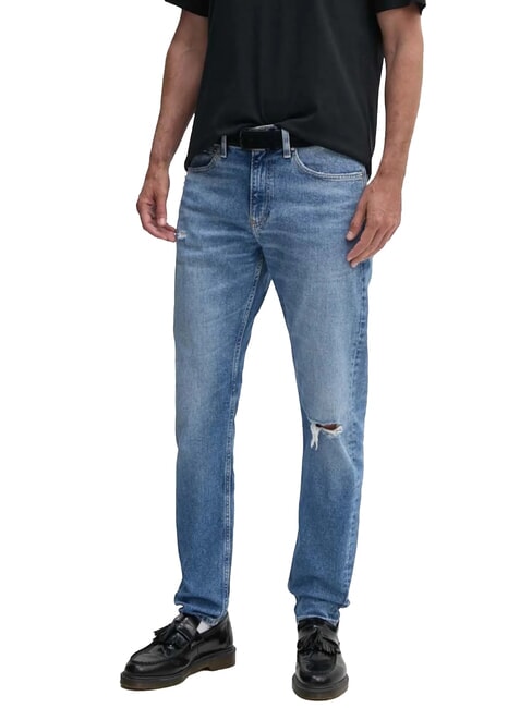 CALVIN KLEIN CK JEANS Slim taper fit jeans with high waist denim - Jeans