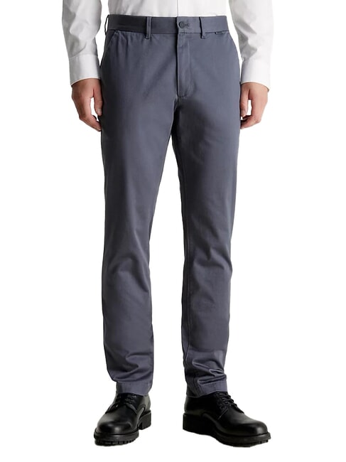 CALVIN KLEIN CK Slim fit chino trousers Iron Gate - Trousers