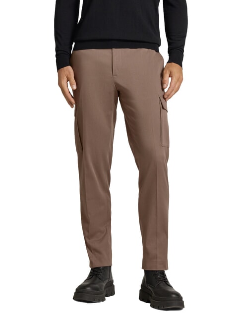 CALVIN KLEIN CK Slim fit stretch cargo trousers falcon - Trousers
