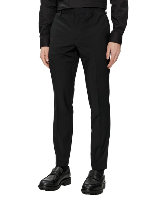 CALVIN KLEIN CK Elegant slim-fit wool blend trousers ck black - Trousers