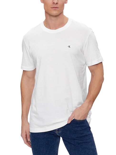 CALVIN KLEIN CK JEANS Regular fit short-sleeved T-shirt bright white - T-shirt