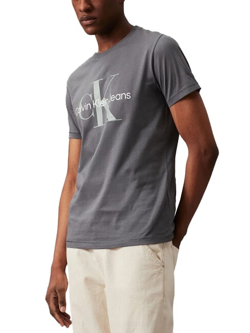 CALVIN KLEIN CK JEANS Short-sleeved T-shirt with print endless grey - T-shirt
