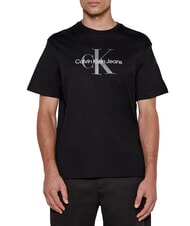 CALVIN KLEIN CK JEANS Short-sleeved cotton T-shirt with logo - T-shirt