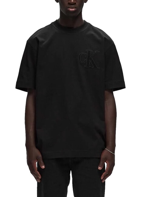 CALVIN KLEIN CK JEANS Relaxed fit short-sleeved T-shirt ck black - T-shirt