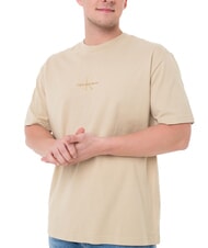 CALVIN KLEIN CK JEANS Washed monologue short-sleeved T-shirt - T-shirt