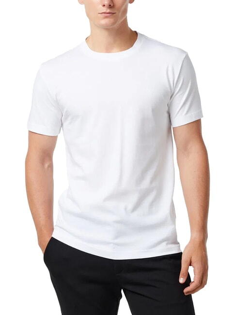 CALVIN KLEIN CK JEANS Short-sleeved cotton T-shirt bright white - T-shirt